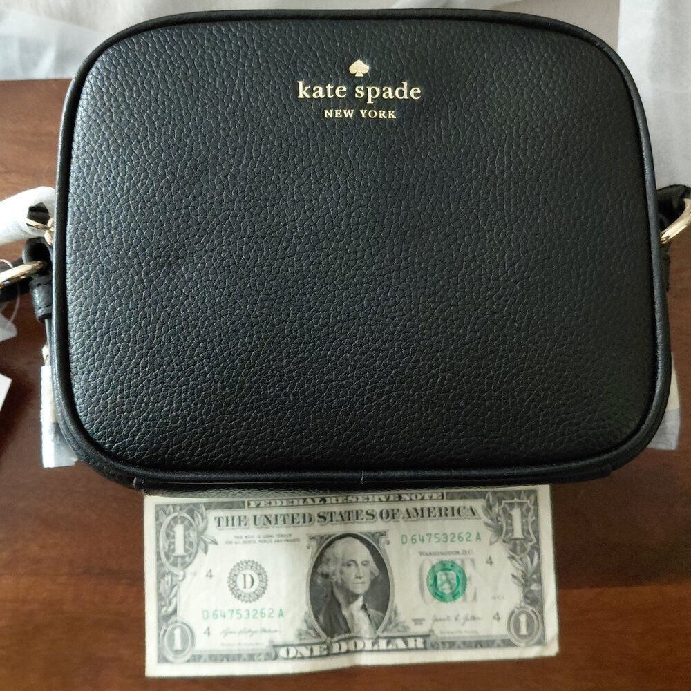 Kate Spade Pyper Mulberry Street Crossbody Black Pebbled Leather NWT - Picture 3 of 16